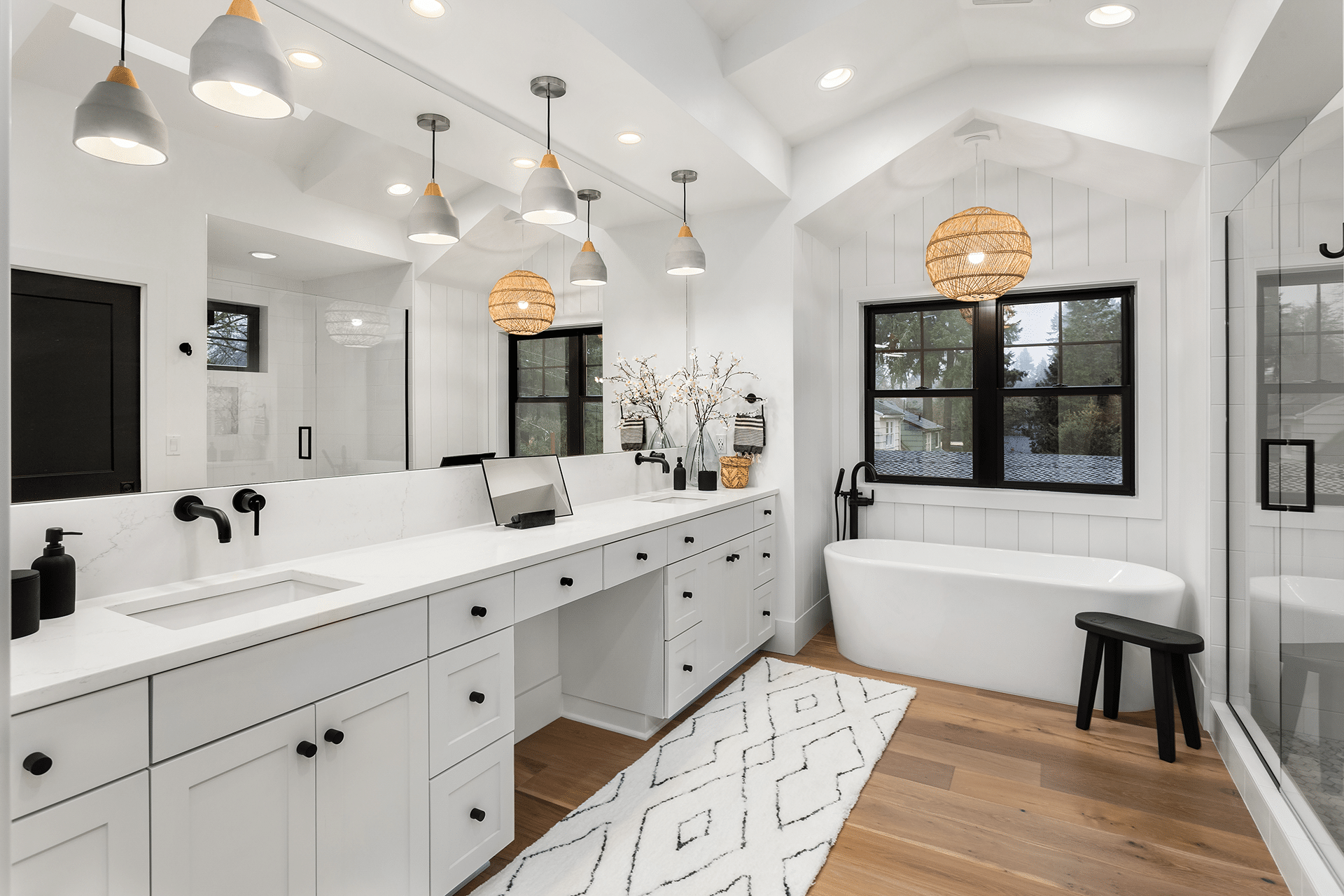 Bathrooms built by Quality Cabinets